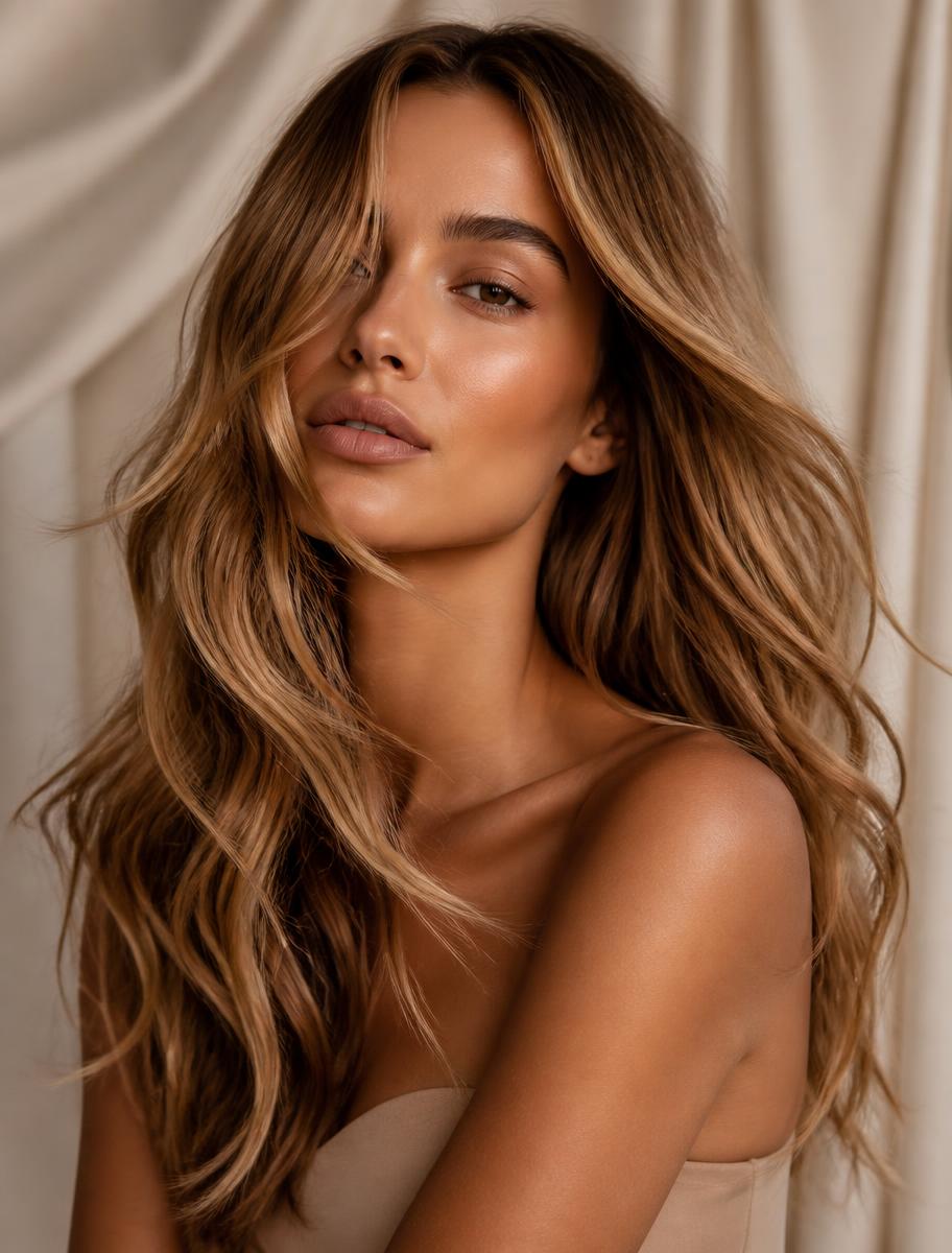Balayage styling